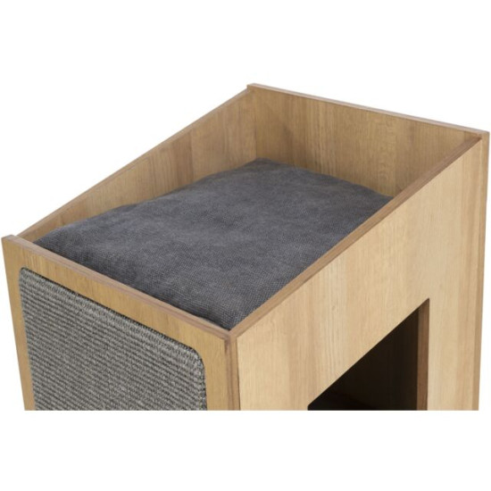 Trixie CityStyle turn de zgariat pentru pisici maro gri 41 x 38 x 105 cm